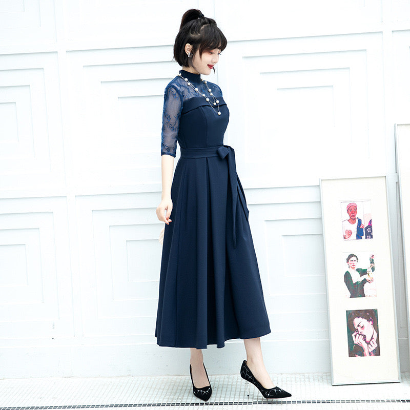 8001t パーティードレス ロングドレス イブニングドレス  結婚式 お呼ばれ ドレス Aラインドレス   即日発送 即納 ロング丈 ドレス 大きいサイズ 演奏会 結婚式 カクテルドレス カラードレス ステージドレス