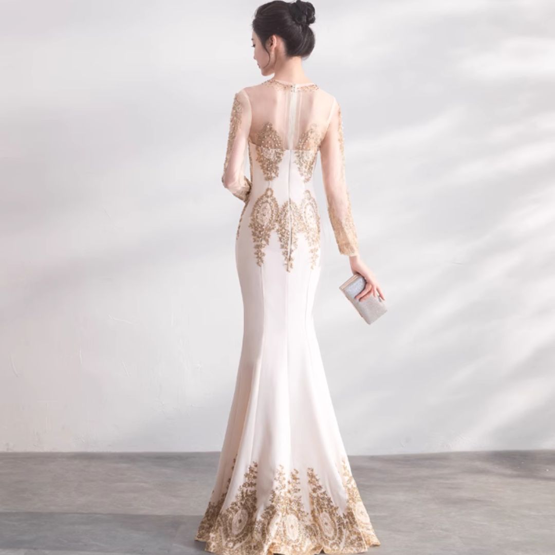 3-676 ロングドレス イブニングドレス カラードレス ブライズメイド   マーメイドドレス ステージドレス お急ぎ 演奏会 大きいサイズ 結婚式二次会  お呼ばれ 結婚式 発表会 ロング丈 即日発送 上品  ピアノ発表会