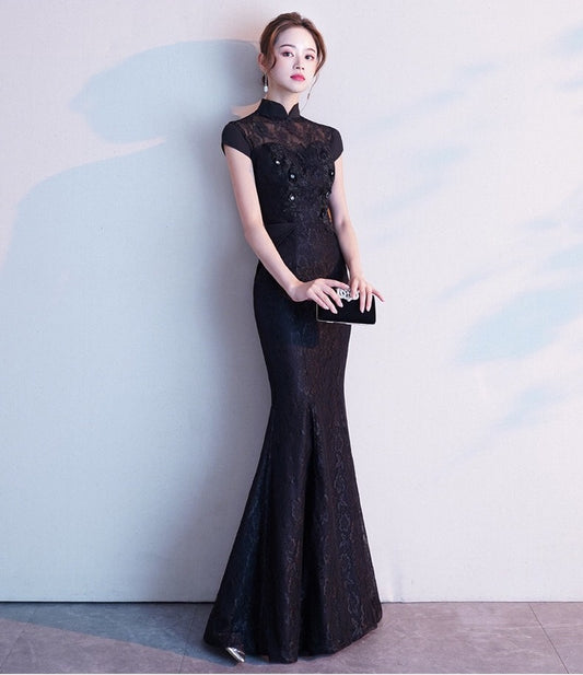 minaux マーメイドドレス ブラック レッド ネイビー S M L XL XXL 即日発送 即納 結婚式 パーティードレス 体型カバー 小柄 ゆったり マタニティ ブラジャー 20代 30代 40代 50代 ブランド ワンピース シャンパン 夏 持ち運び