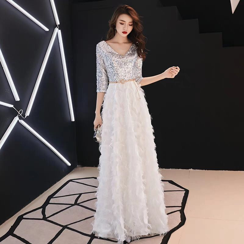 9042 パーティードレス ロングドレス イブニングドレス 結婚式 お呼ばれ ドレス Aラインドレス 即日発送 即納 ロング丈 ドレス 大きいサイズ 演奏会 結婚式 カクテルドレス カラードレス ステージドレス