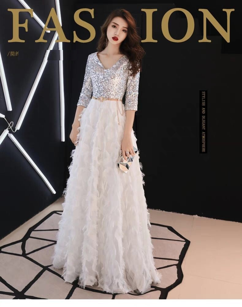 9042 パーティードレス ロングドレス イブニングドレス 結婚式 お呼ばれ ドレス Aラインドレス 即日発送 即納 ロング丈 ドレス 大きいサイズ 演奏会 結婚式 カクテルドレス カラードレス ステージドレス
