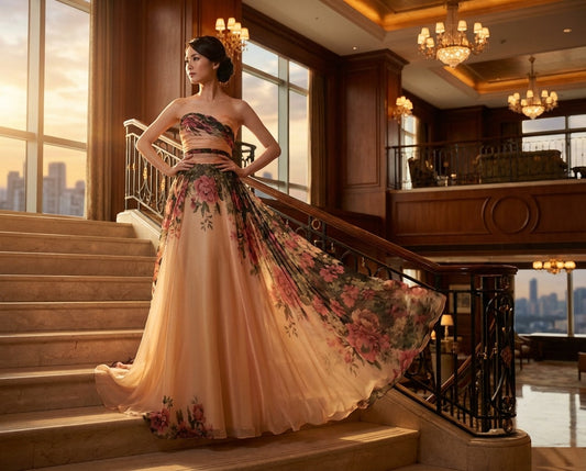 emilia Aラインドレス ピンク S M L XL 2XL 3XL 4XL 即日発送 即納 結婚式 パーティードレス 体型カバー 小柄 ゆったり マタニティ ブラジャー 20代 30代 40代 50代 ブランド ワンピース シャンパン 夏 持ち運び