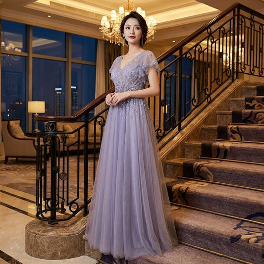 n1012 ロングドレス イブニングドレス カラードレス ブライズメイド Aラインドレス ステージドレス お急ぎ 演奏会 大きいサイズ 結婚式二次会 お呼ばれ 結婚式 発表会 ロング丈 即日発送 上品 ピアノ発表会 春夏