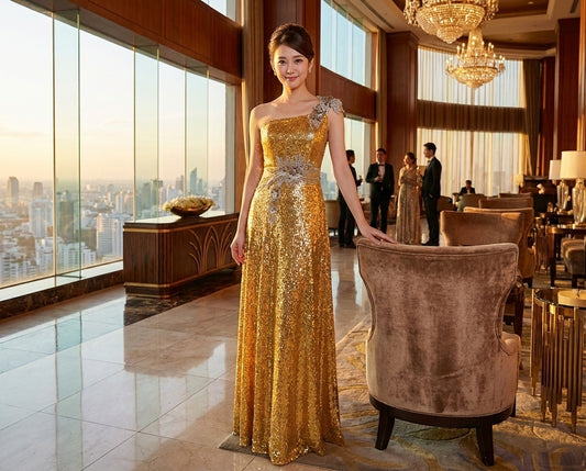 goldfish Aラインドレス ゴールド ホワイトゴールド グリーン S M L XL XXL 即日発送 即納 結婚式 パーティードレス 体型カバー 小柄 ゆったり マタニティ ブラジャー 20代 30代 40代 50代 ブランド ワンピース シャンパン 夏 持ち運び