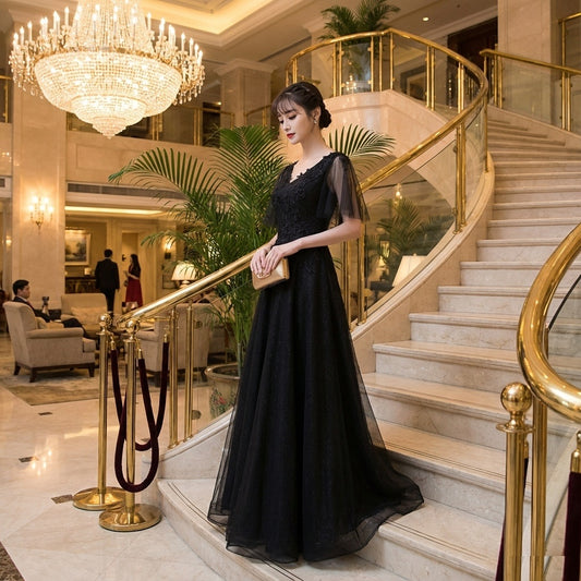 即納ドレス あす楽 a3101t 着丈 パーティードレス ロングドレス 演奏会 黒 マザーズドレス モード系 二次会 花嫁 ワンピース 結婚式お呼ばれドレス ドレス 演奏会 カラー ロング あす楽 ウェディングドレス ワンピース 演奏会ドレス 演奏会用ドレス 花嫁 即日発送 二次会 aライン