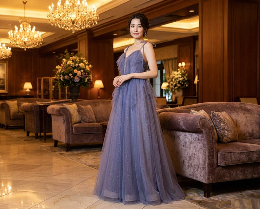 即納ドレス あす楽 yuli Aラインドレス グレー XS S M L XL XXL XXXL 即日発送 明日 届く 即日発送 即納 結婚式 パーティードレス 体型カバー 小柄 ゆったり マタニティ ブラジャー 20代 30代 40代 50代 ブランド ワンピース シャンパン 夏 持ち運び