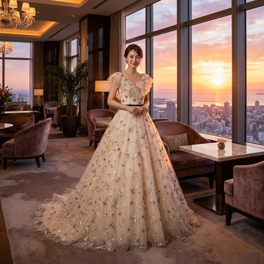 4-uyty ウエディングドレス 二次会 花嫁ドレス 結婚式 白 前撮り ドレス 花嫁 ウェディングドレス 二次会ウエディングドレス ウエディング 二次会ドレス 披露宴 Aライン ウェディング 後撮り ロングドレス 編み上げ ファスナー 演奏会 マーメイドドレス