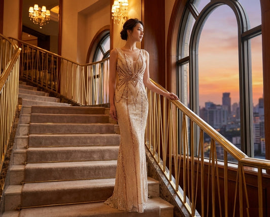 heimo マーメイドドレス ゴールド レッド ホワイト グリーン ホワイト/ブラウン レッド/グリーン ブラック/グリーン S M L XL 結婚式 大きいサイズ 演奏会 パーティードレス ロングドレス お呼ばれ ドレス ワンピース 二次会 発表会 母親 フォーマルドレス 袖あり フォーマル パーティー 披露宴 同窓会 アフタヌーン ドレス ママ ドレス ミセス 七分袖 洋装 長袖 マザーズ ドレス 演奏会用 ドレス レディース Aライン