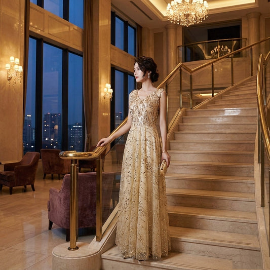 即納ドレス あす楽 faina Aラインドレス ゴールド レッド S M L XL XXL 即日発送 明日 届く 結婚式 大きいサイズ 演奏会 パーティードレス ロングドレス お呼ばれ ドレス ワンピース 二次会 発表会 母親 フォーマルドレス 袖あり フォーマル パーティー 披露宴 同窓会 アフタヌーン ドレス ママ ドレス ミセス 七分袖 洋装 長袖 マザーズ ドレス 演奏会用 ドレス レディース Aライン