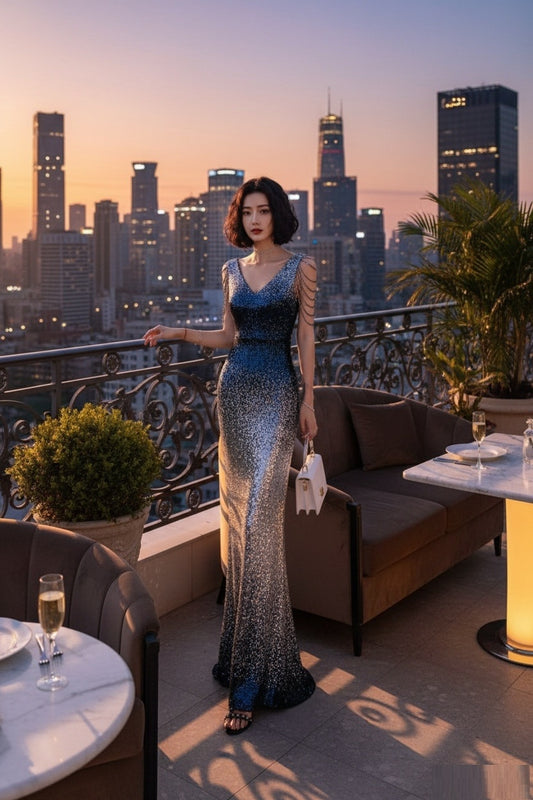 即日発送 明日 届く axelina マーメイドドレス ネイビー XS S M L XL XXL 即日発送 明日 届く 結婚式 大きいサイズ 演奏会 パーティードレス ロングドレス お呼ばれ ドレス ワンピース 二次会 発表会 母親 フォーマルドレス 袖あり フォーマル パーティー 披露宴 同窓会 アフタヌーン ドレス ママ ドレス ミセス 七分袖 洋装 長袖 マザーズ ドレス 演奏会用 ドレス レディース Aライン