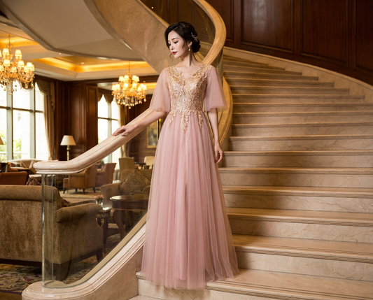 即納ドレス あす楽 roine Aラインドレス ピンク XS S M L XL XXL XXXL 即日発送 明日 届く 即日発送 即納 結婚式 パーティードレス 体型カバー 小柄 ゆったり マタニティ ブラジャー 20代 30代 40代 50代 ブランド ワンピース シャンパン 夏 持ち運び