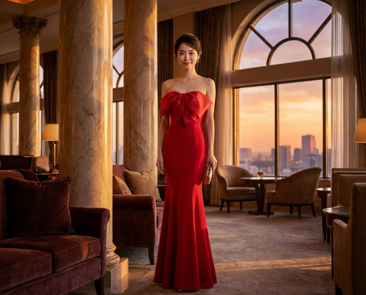 即納ドレス あす楽 affre マーメイドドレス ピンク ホワイト ブラック ホワイト/ブラック ダークレッド ライドレッド(明るい) S M L XL XXL 即日発送 明日 届く 結婚式 大きいサイズ 演奏会 パーティードレス ロングドレス お呼ばれ ドレス ワンピース 二次会 発表会 母親 フォーマルドレス 袖あり フォーマル パーティー 披露宴 同窓会 アフタヌーン ドレス ママ ドレス ミセス 七分袖 洋装 長袖 マザーズ ドレス 演奏会用 ドレス レディース Aライン