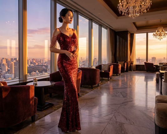 anttoni マーメイドドレス シルバー ブラック/グレー グリーン ブラック ピンクゴールド レッド ホワイト S M L XL 結婚式 大きいサイズ 演奏会 パーティードレス ロングドレス お呼ばれ ドレス ワンピース 二次会 発表会 母親 フォーマルドレス 袖あり フォーマル パーティー 披露宴 同窓会 アフタヌーン ドレス ママ ドレス ミセス 七分袖 洋装 長袖 マザーズ ドレス 演奏会用 ドレス レディース Aライン