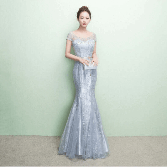 t6204 マーメイドドレス (着丈 サイズオーダー可能) オーダーメイド ロングドレス オフショルダードレス スパンコールドレス グリッタードレス 上質素材 高級感 ラグジュアリー 体型補整 美シルエット 大人上品 フォーマルドレス 演奏会 パーティー ホテルディナー 特別な夜 輝く女性 (シルバー)XS S M L XL XXL XXXL