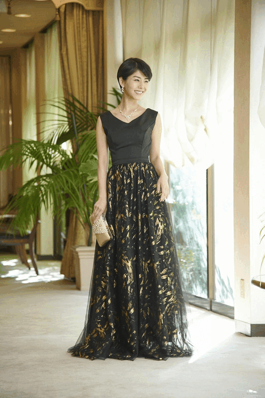 n20011 ロングドレス イブニングドレス カラードレス ブライズメイド  Aラインドレス ステージドレス お急ぎ 演奏会 大きいサイズ 結婚式二次会  お呼ばれ 結婚式 発表会 ロング丈 即日発送 上品  ピアノ発表会 春夏