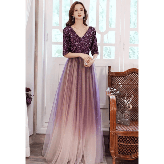 3-7311 パーティードレス 結婚式 ワンピース ドレス 体型カバー 20代 30代 お呼ばれ フォーマルドレス 大きいサイズ 小さいサイズ 上品 40代 50代 春 夏 秋 冬 顔合わせ 袖あり 袖付き 総レース 同窓会 韓国 ロング丈 長袖 即日発送