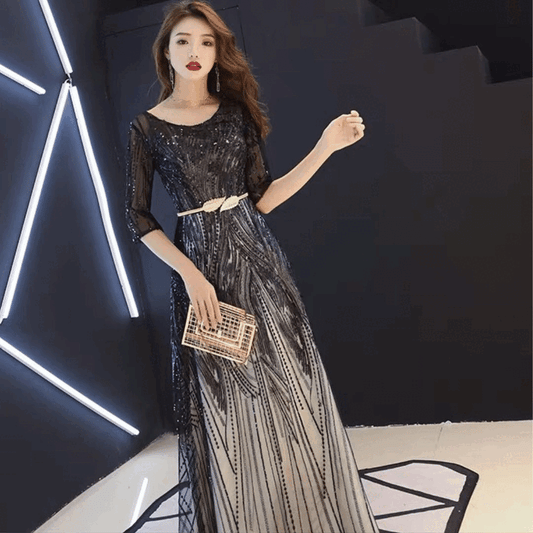 2-636 ロングドレス イブニングドレス カラードレス ブライズメイド  Aラインドレス ステージドレス お急ぎ 演奏会 大きいサイズ 結婚式二次会  お呼ばれ 結婚式 発表会 ロング丈 即日発送 上品  ピアノ発表会 春夏