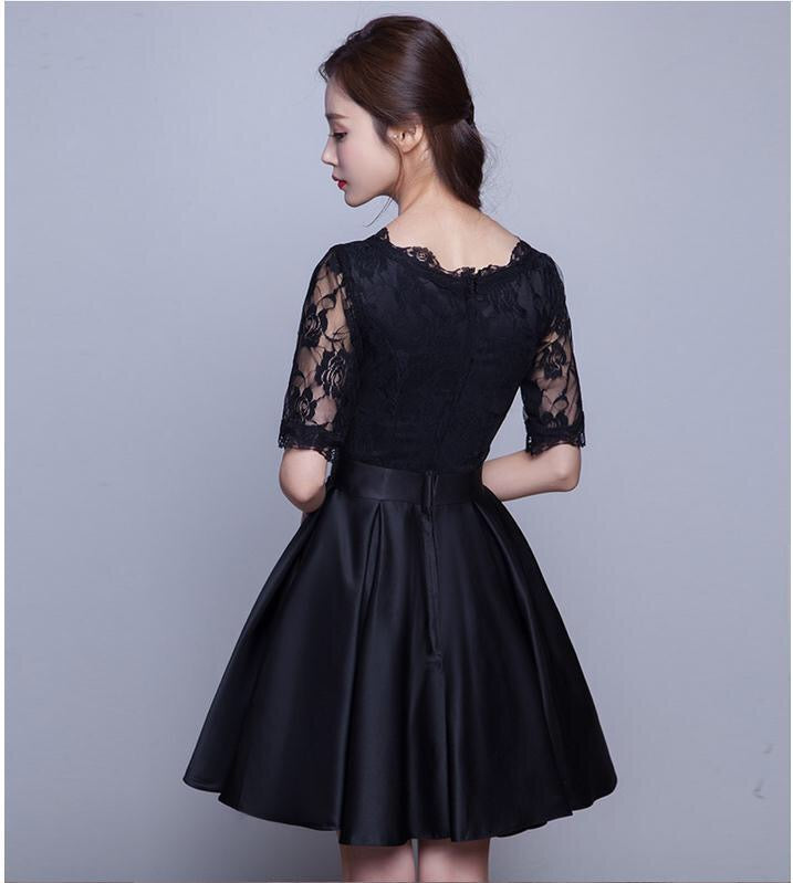 lobularia Aラインドレス ブラック ロング ミディアム ショート XS S M L XL XXL XXXL 4XL 5XL 6XL - アルカドレス