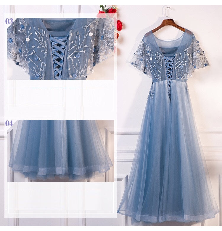 ennie Aラインドレス ネイビー S M L XL XXL 3XL - アルカドレス