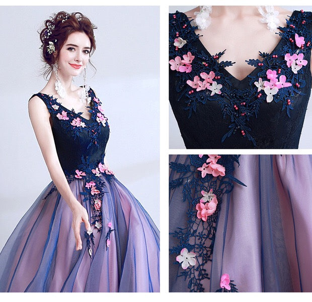 aulard Aラインドレス パープル XS S M L XL XXL XXXL 即日発送 即納 結婚式 パーティードレス 体型カバー 小柄 ゆったり マタニティ ブラジャー 20代 30代 40代 50代 ブランド ワンピース シャンパン 夏 持ち運び