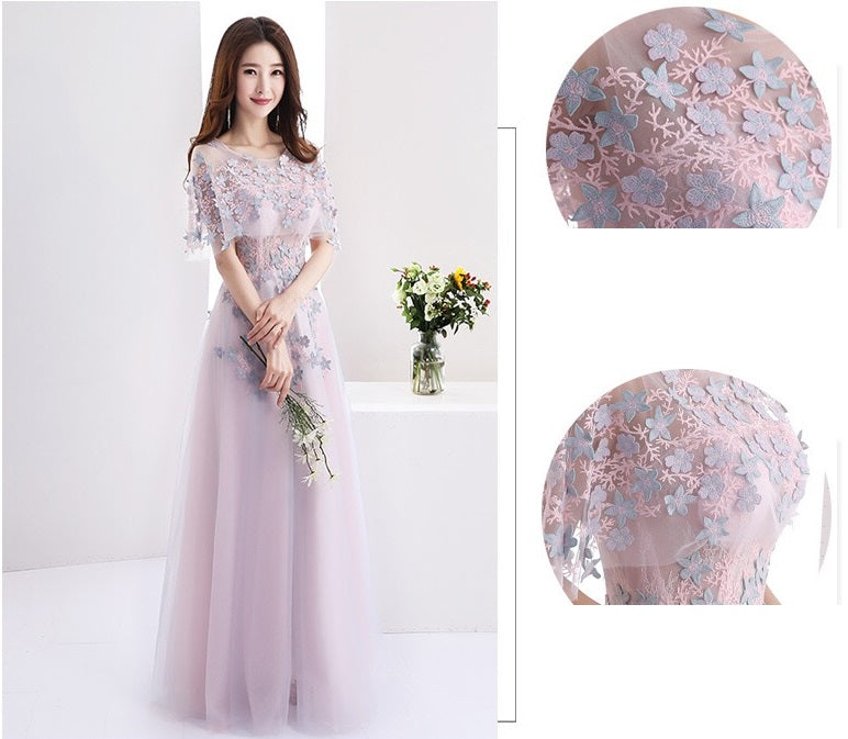 leslie Aラインドレス グレー S M L XL XXL XXXL - アルカドレス