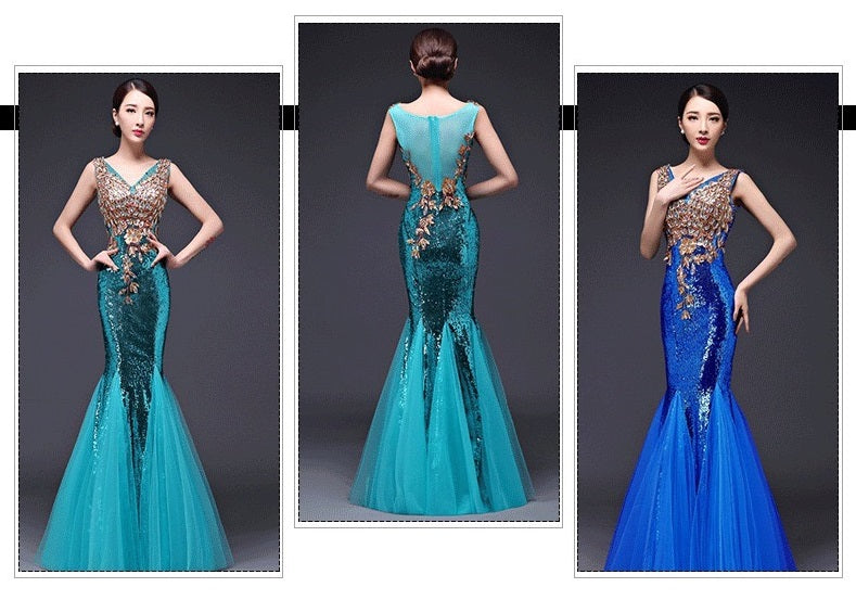 lacoste マーメイドドレス (着丈 サイズオーダー可能) オーダーメイド ロングドレス ターコイズドレス ビジュードレス シースルートップ スパンコール刺繍 美シルエット 体型補整 高級感 フォーマルステージ 大人グラマラス (パープル)