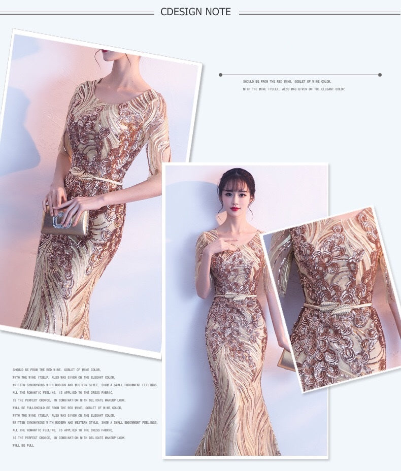 christopher (着丈 サイズオーダー可能) オーダーメイド マーメイドドレス ロングドレス ビジュードレス ノースリーブドレス ベージュドレス フォーマルドレス 上質素材 繊細ビジュー シャンパンゴールド 縦ライン強調 美シルエット スタジオ背景 柔光ライティング 気品 透明感 大人女性 正装 結婚式 披露宴 演奏会 晩餐会 パーティー 高級感 日本人女性向け (ベージュ)XS S M L XL XXL XXXL