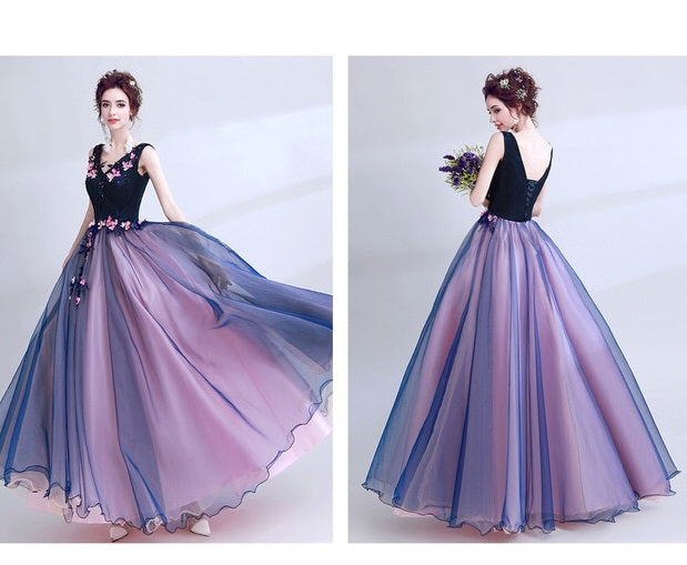 aulard Aラインドレス パープル XS S M L XL XXL XXXL 即日発送 即納 結婚式 パーティードレス 体型カバー 小柄 ゆったり マタニティ ブラジャー 20代 30代 40代 50代 ブランド ワンピース シャンパン 夏 持ち運び