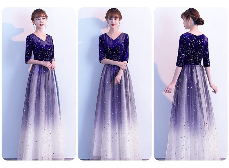 suoma Aラインドレス ネイビー S M L XL XXL XXXL - アルカドレス