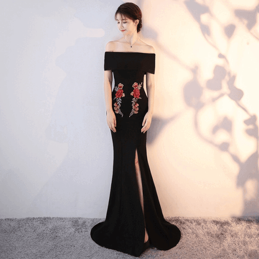 philippa マーメイドドレス ブラック S M L XL XXL - アルカドレス