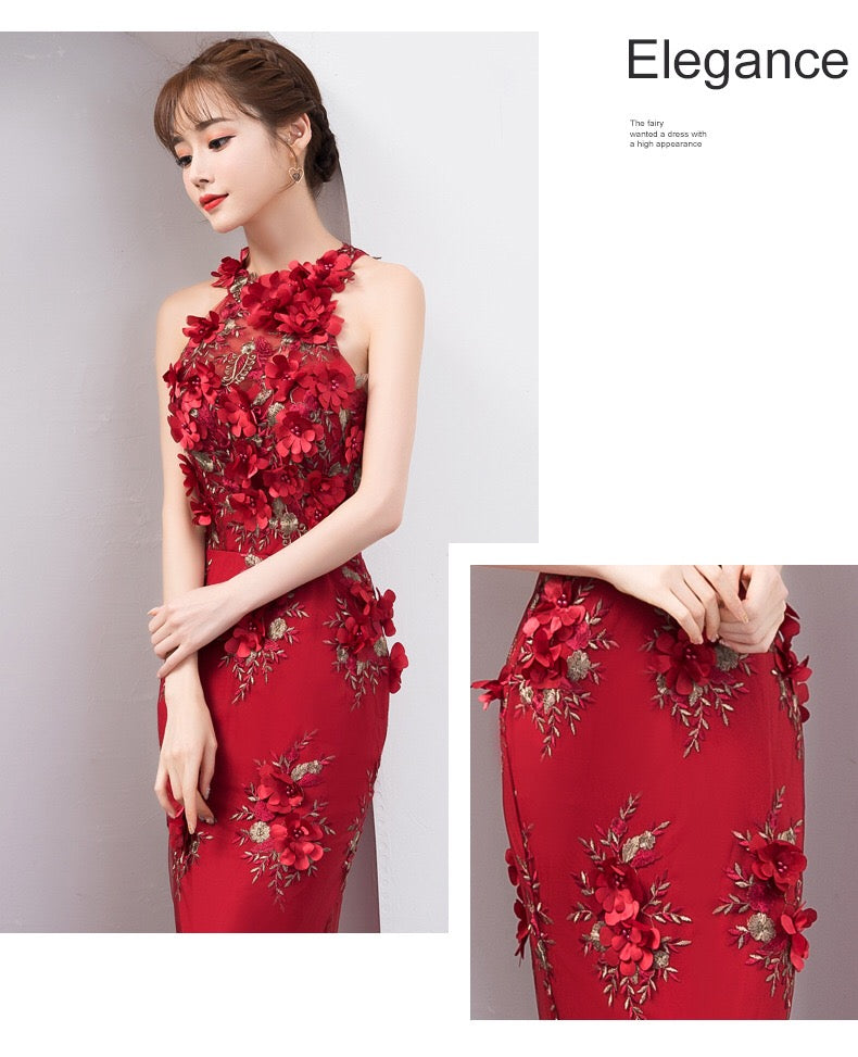 lavoisier マーメイドドレス レッド S M L XL XXL 即日発送 即納 結婚式 パーティードレス 体型カバー 小柄 ゆったり マタニティ ブラジャー 20代 30代 40代 50代 ブランド ワンピース シャンパン 夏 持ち運び