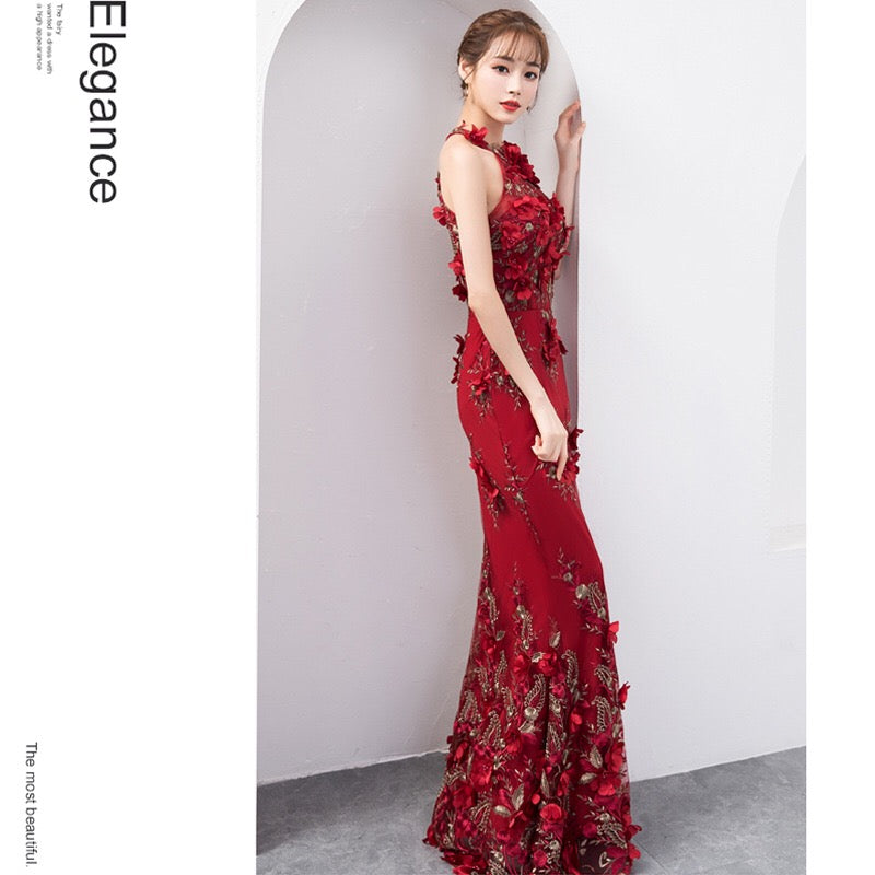 lavoisier マーメイドドレス レッド S M L XL XXL 即日発送 即納 結婚式 パーティードレス 体型カバー 小柄 ゆったり マタニティ ブラジャー 20代 30代 40代 50代 ブランド ワンピース シャンパン 夏 持ち運び