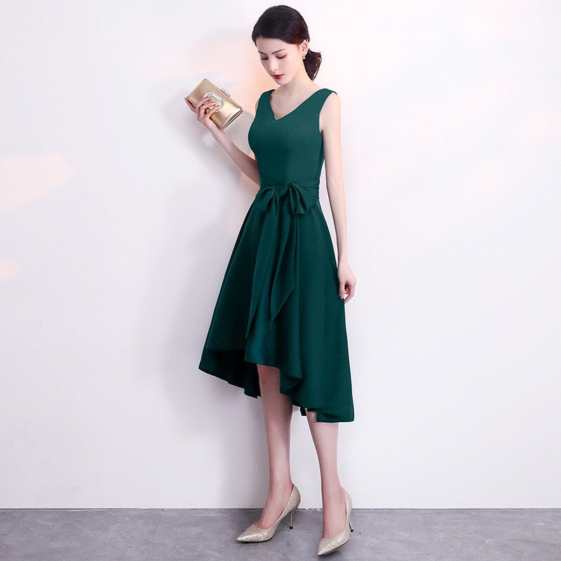 alfrida フィッシュテール グリーン XS S M L XL XXL XXXL 即日発送 即納 結婚式 パーティードレス 体型カバー 小柄 ゆったり マタニティ ブラジャー 20代 30代 40代 50代 ブランド ワンピース シャンパン 夏 持ち運び