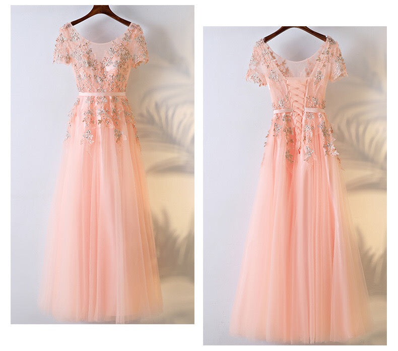 laurie Aラインドレス ピンク XS S M L XL XXL XXXL 結婚式 大きいサイズ 演奏会 パーティードレス ロングドレス お呼ばれ ドレス ワンピース 二次会 発表会 母親 フォーマルドレス 袖あり フォーマル パーティー 披露宴 同窓会 アフタヌーン ドレス ママ ドレス ミセス 七分袖 洋装 長袖 マザーズ ドレス 演奏会用 ドレス レディース Aライン