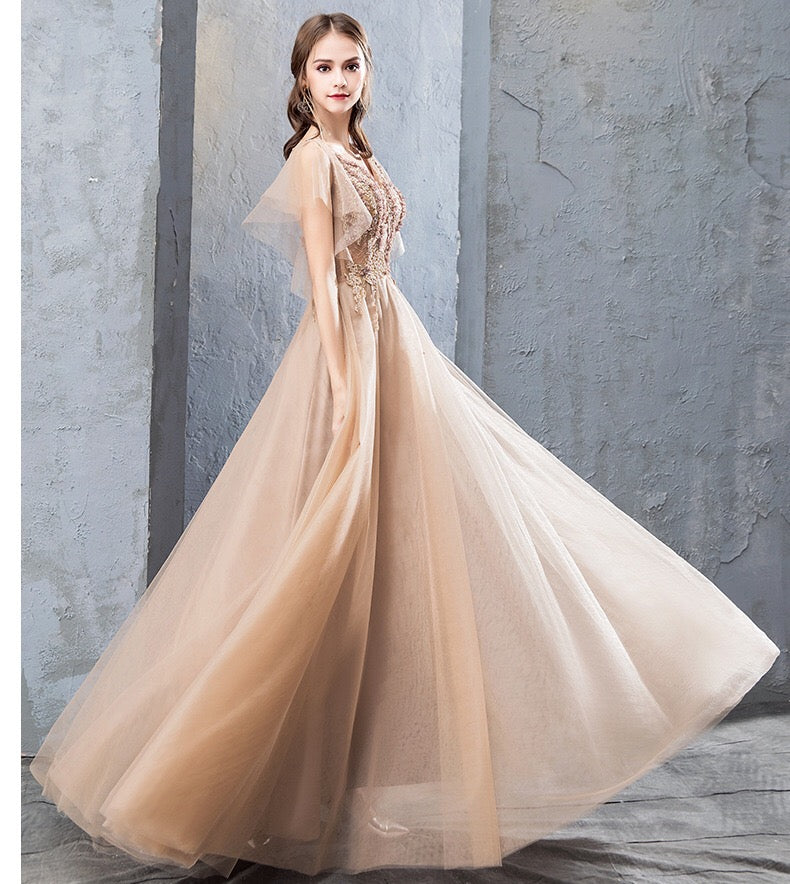 即納ドレス あす楽 zofi Aラインドレス ブラウン XS S M L XL XXL 即日発送 明日 届く 即日発送 即納 結婚式 パーティードレス 体型カバー 小柄 ゆったり マタニティ ブラジャー 20代 30代 40代 50代 ブランド ワンピース シャンパン 夏 持ち運び