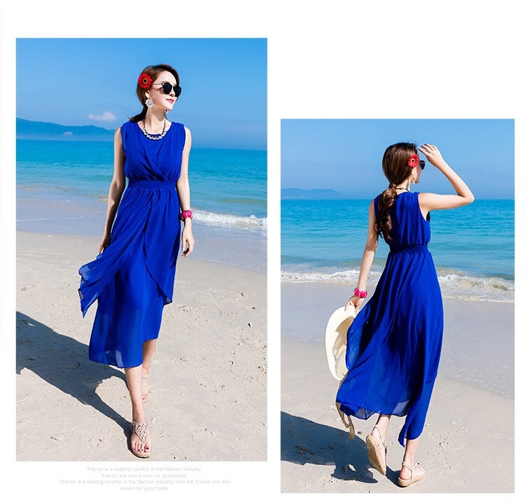 grace Aラインドレス ホワイト イエロー ブルー レッド S M L XL XXL - アルカドレス