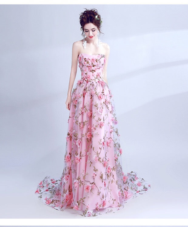 augier Aラインドレス ピンク XS S M L XL XXL XXXL 結婚式 大きいサイズ 演奏会 パーティードレス ロングドレス お呼ばれ ドレス ワンピース 二次会 発表会 母親 フォーマルドレス 袖あり フォーマル パーティー 披露宴 同窓会 アフタヌーン ドレス ママ ドレス ミセス 七分袖 洋装 長袖 マザーズ ドレス 演奏会用 ドレス レディース Aライン