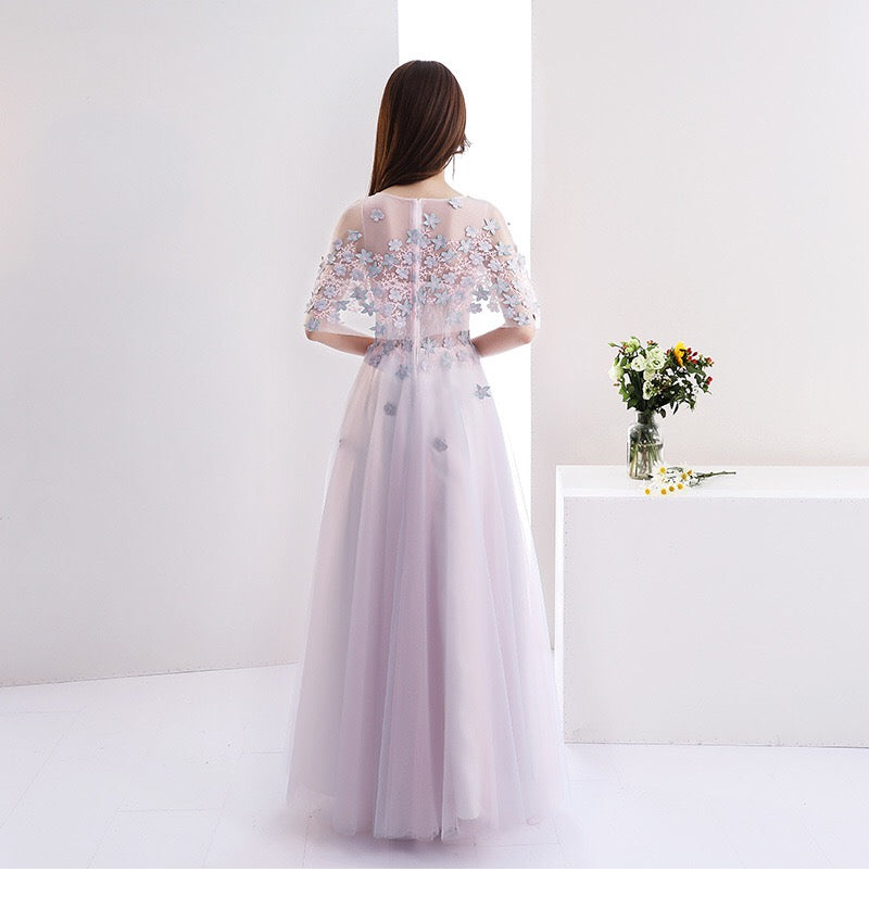 joanna Aラインドレス グレー S M L XL XXL XXXL - アルカドレス