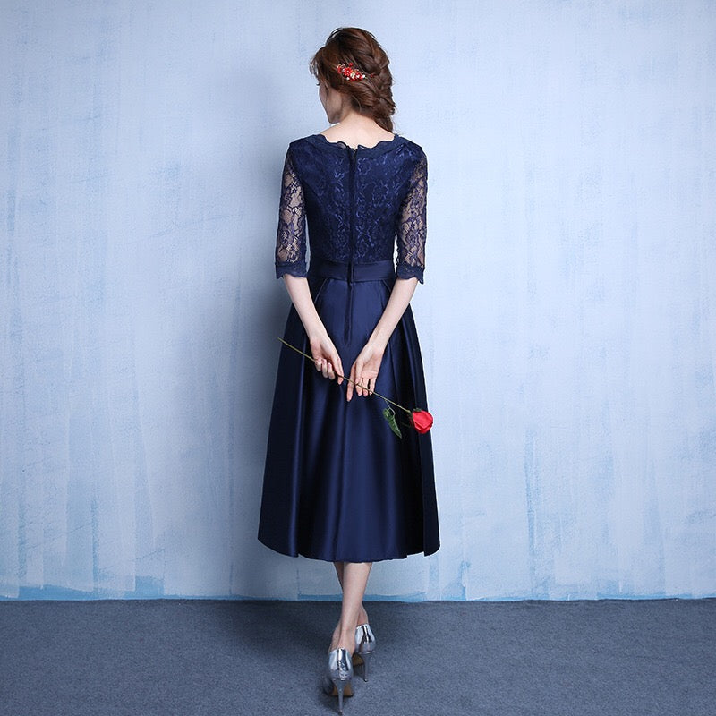 biaiardo Aラインドレス ネイビー S M L XL XXL - アルカドレス