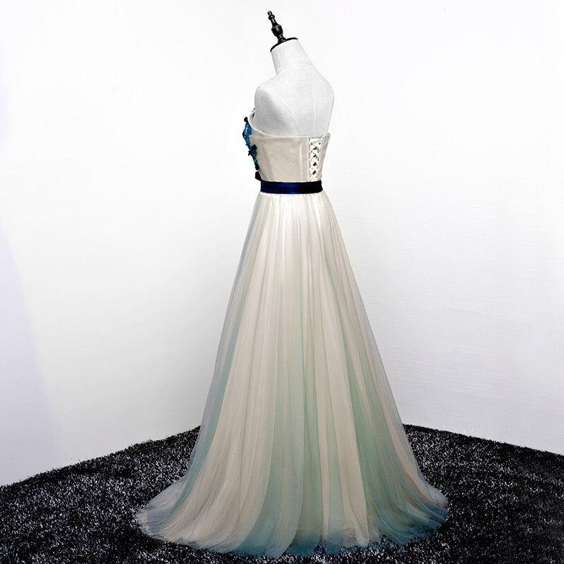 duplessis Aラインドレス ブルー S M L XL 即日発送 即納 結婚式 パーティードレス 体型カバー 小柄 ゆったり マタニティ ブラジャー 20代 30代 40代 50代 ブランド ワンピース シャンパン 夏 持ち運び
