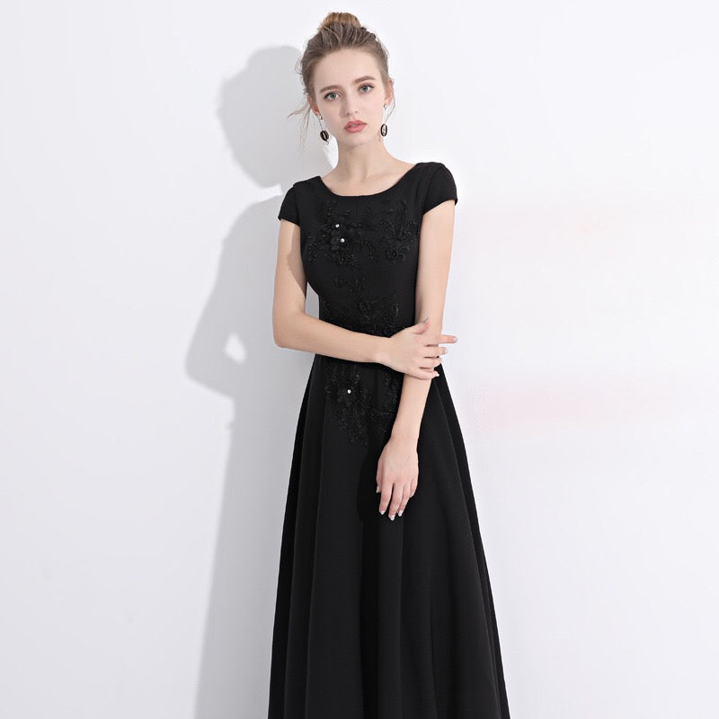 colombina Aラインドレス ブラック S M L XL XXL - アルカドレス