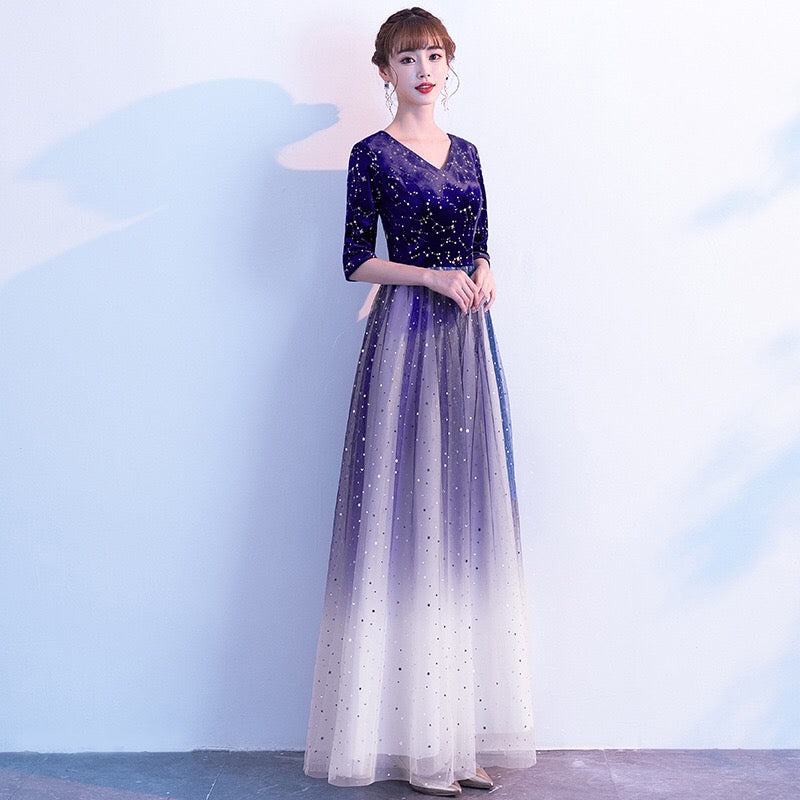 suoma Aラインドレス ネイビー S M L XL XXL XXXL - アルカドレス