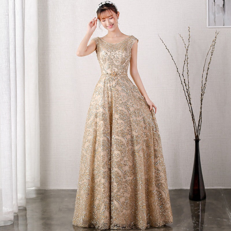 vedette Aラインドレス ネイビー ベージュ S M L XL XXL - アルカドレス