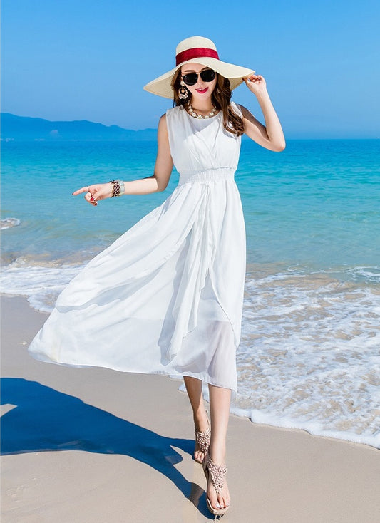 grace Aラインドレス ホワイト イエロー ブルー レッド S M L XL XXL - アルカドレス