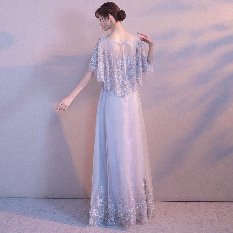 baroin Aラインドレス グレー XS S M L XL XXL XXXL - アルカドレス