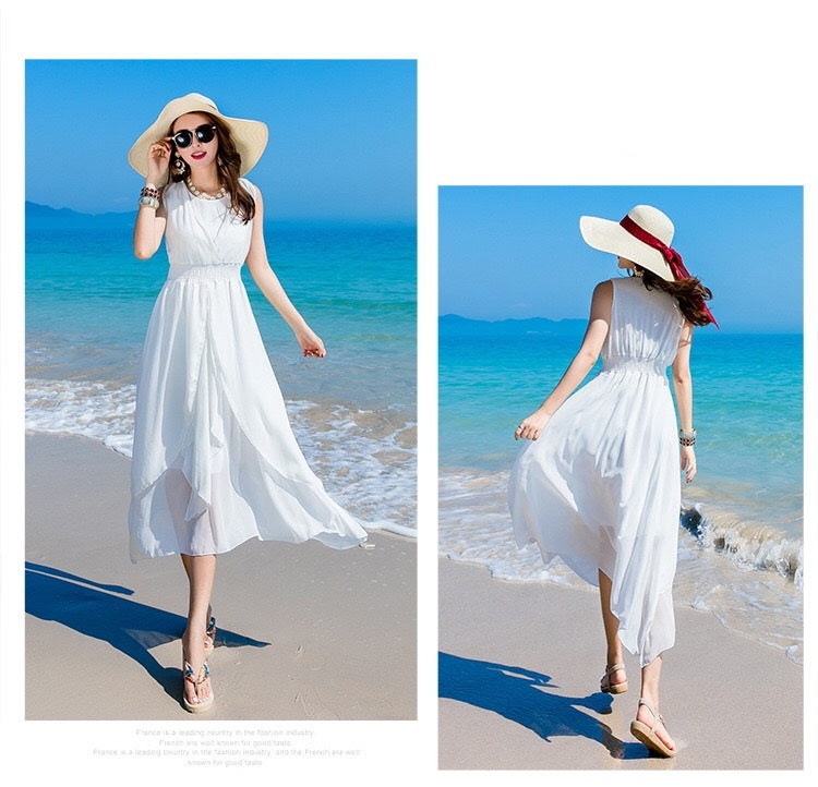 grace Aラインドレス ホワイト イエロー ブルー レッド S M L XL XXL - アルカドレス