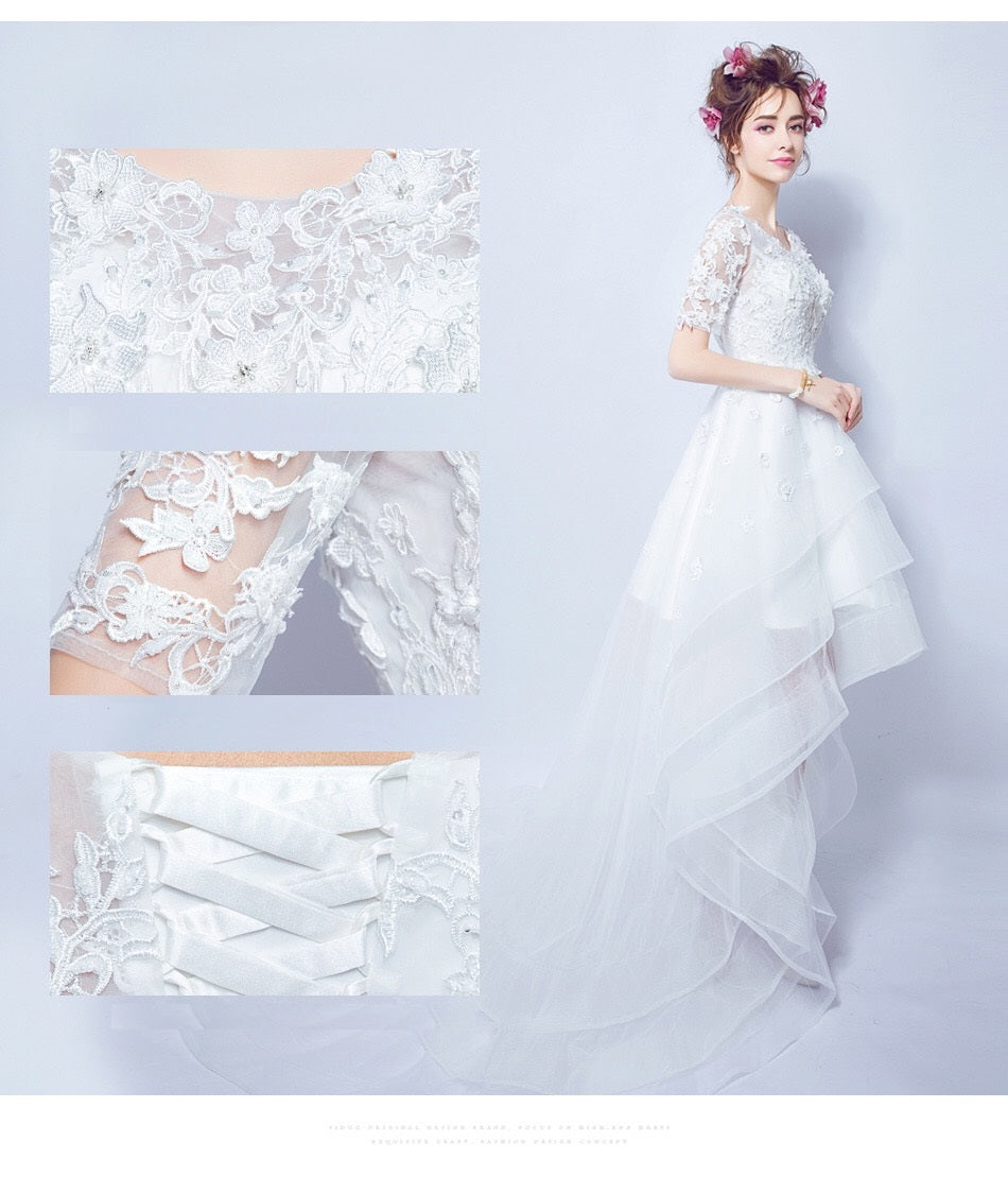 volante フィッシュテール ホワイト XS S M L XL XXL XXXL 即日発送 即納 結婚式 パーティードレス 体型カバー 小柄  ゆったり マタニティ ブラジャー 20代 30代 40代 50代 ブランド ワンピース シャンパン 夏 持ち運び