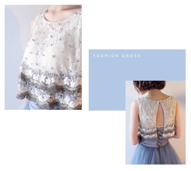 marine Aラインドレス ブルー XSS XS S M L XL XXL 3XL 4XL - アルカドレス