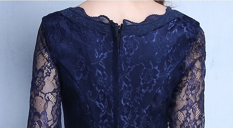 giuseppe Aラインドレス ネイビー XS S M L XL XXL - アルカドレス