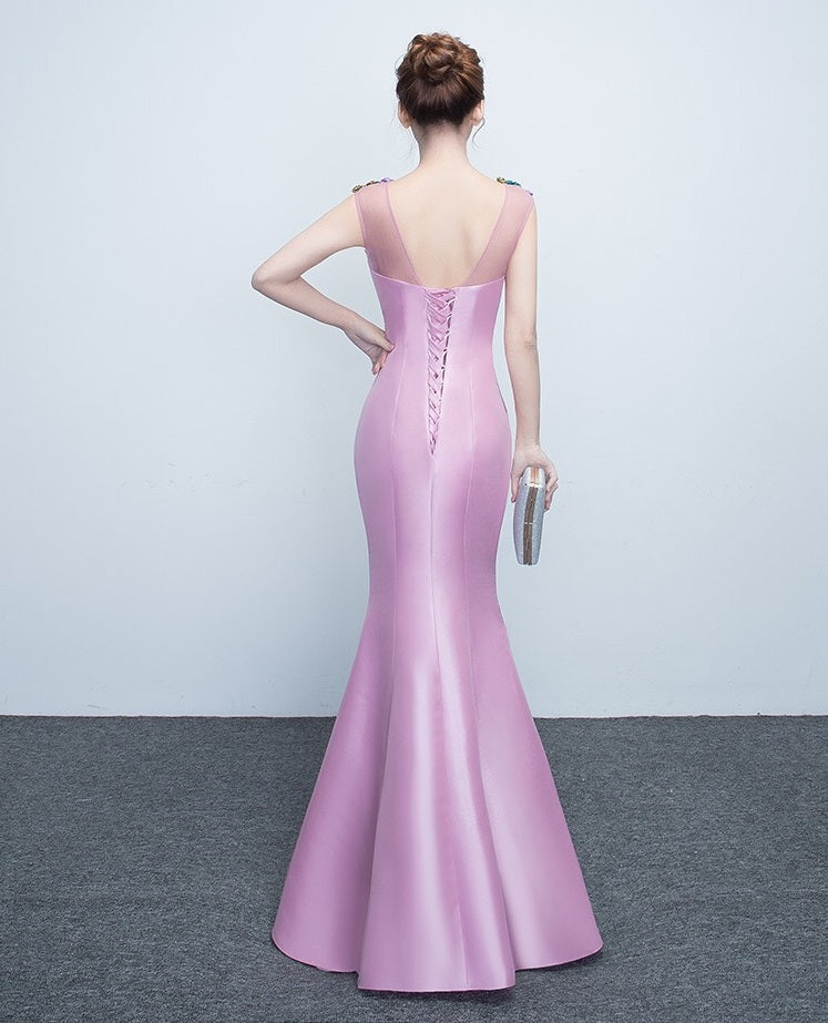 carina マーメイドドレス レッド ネイビー ピンク ベージュ グレー S M L XL XXL - アルカドレス